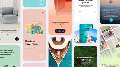 Splash Screen UI Kit figma illustration mobile mobile app splash screen