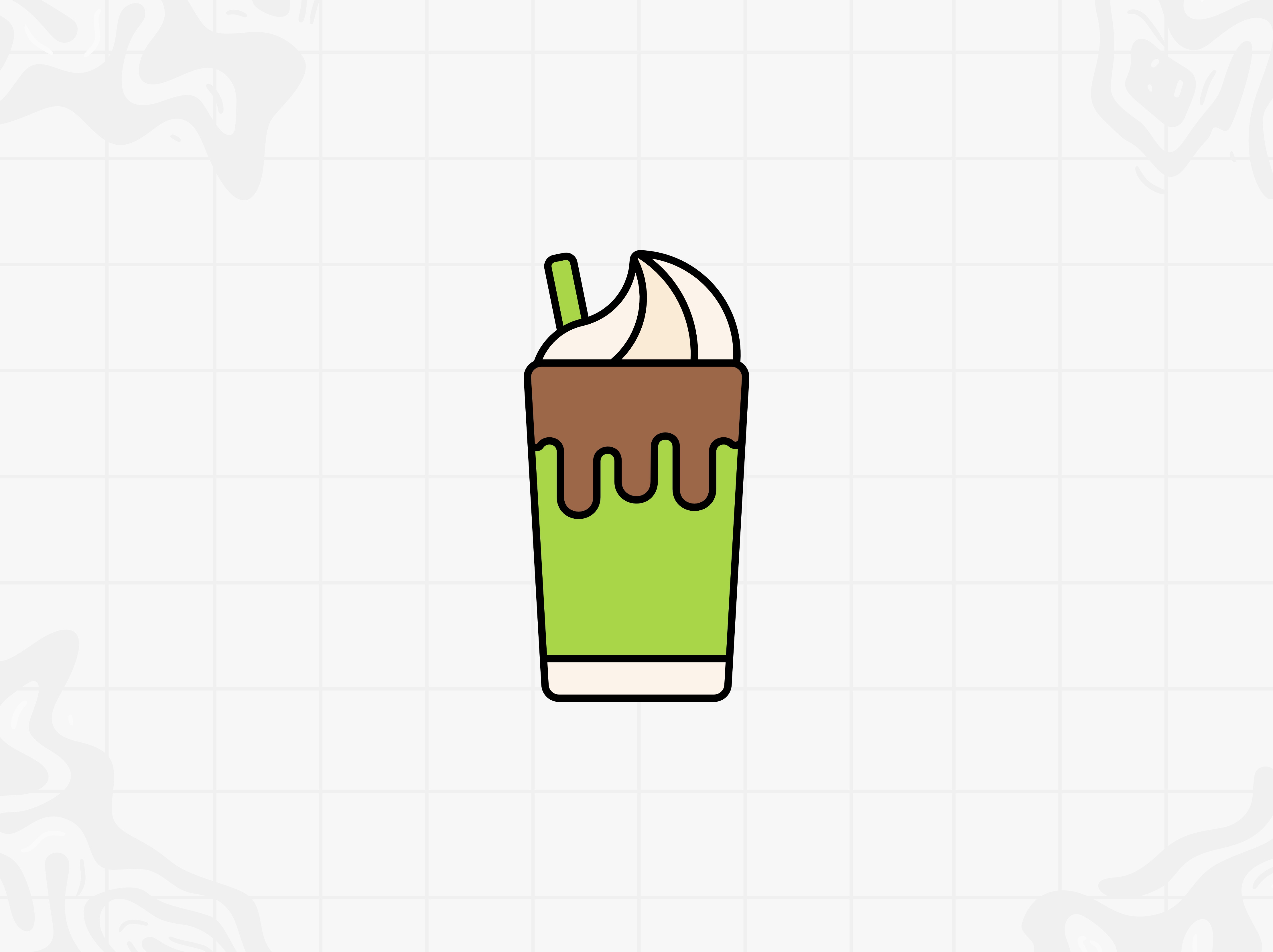 Matcha Latte Icons branding design flat design graphic design green tea green tea icon green tea icon set greentea icon pack icon icon design icons illustration matcha matcha icon matcha icon set ui