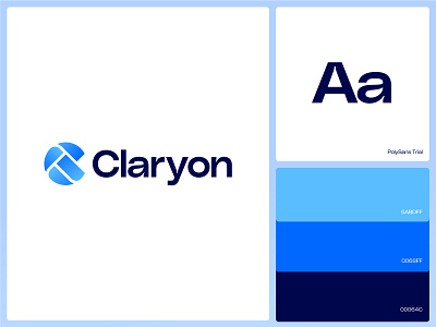 Claryon Logo Design | Modern Tech & Corporate Branding abstract logo branding business logo c logo corporate brand corporate logo fintech logo global brand gradient logo identity design innovative logo letter c logo for sale modern logo monogram logo professional identity software logo startup branding tech logo