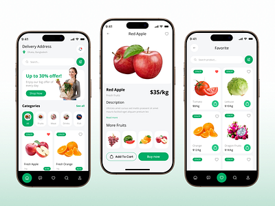 Grocery Story Shopping Mobile App app design design agency design concept ecommerce food delivery fresh food green grocery grocery app grocery delivery app grocery market grocery mobile grocery store ios mobile app online shop online store shop supermarket ui ux agency