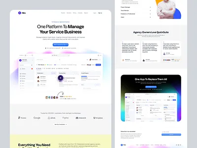QuickSuite: Unified Project Design agencyworkflow allinoneplatform businesssoftware clientexperience clientportal crmsoftware dashboarddesign designportfolio digitalagencytool invoiceautomation leadmanagement productivityapp projectmanagement saasdesign servicebasedbusiness taskmanagement tasktemplates uiinspiration uxdesign workflowsolution