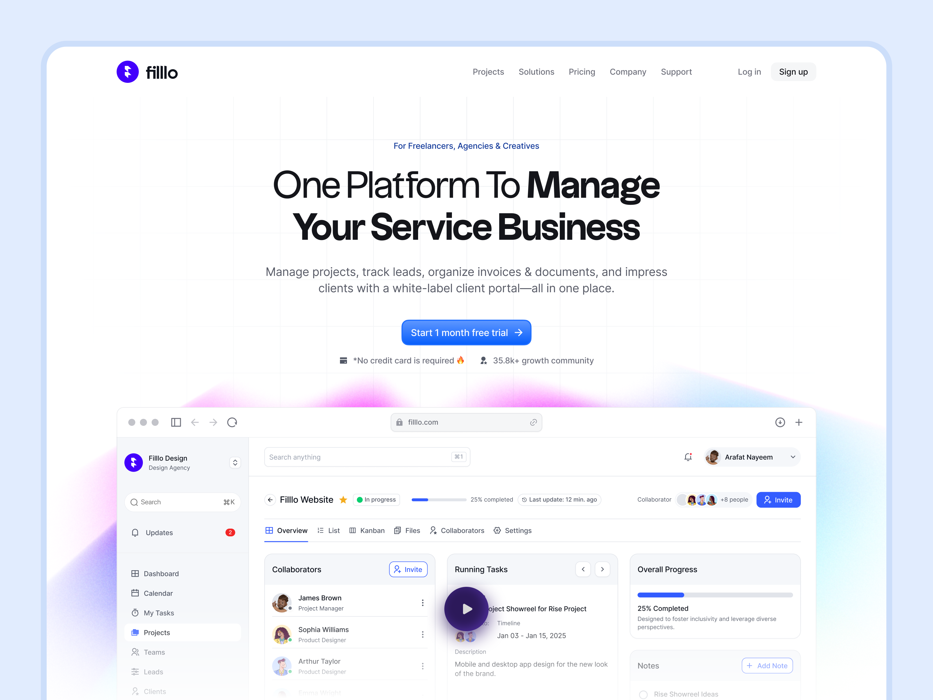 Example of Full Website Design (Upto 10 Sub Pages)