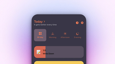 Planning Every Moment — Habit Tracker UI design mobile planner task task managment ui ux