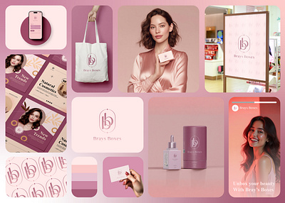 ✨ Bray’s Boxes – Elegant Cosmetic Logo & Branding ✨ beauty brand logo brand book brand guideline brand identity branding cosmetic branding cosmetic packaging cosmetic visual identity creative logo elegant brand identity feminine logo design logo luxury logo design minimal logo premium logo design skincare branding skincare logo wellness branding
