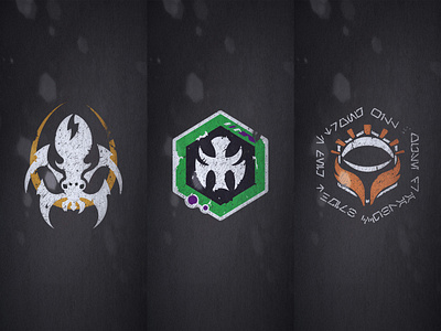 Mandalorian sigils batch #2 brand branding concept design graphic design illustration mandalorian starwars vector visual identity