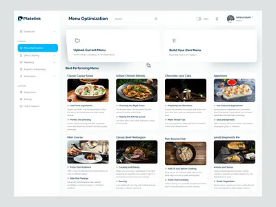 AI-Powered Restaurant Dashboard Menu Optimisation Screens admin dashboard ai dashboard artificial intelligence cafe owner cashier app dashboard digital restaurant food business management dashboard menu app menu management pos dashboard product design restaurant restaurant dashboard restaurant management restaurant operations restaurant tech user experience web application