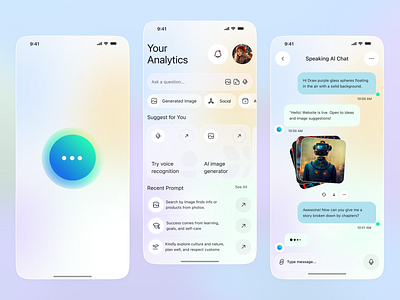 AI Mobile App ai ai app ai chatbot ai interface ai mobile app ai powered ai product app app design chatbot chatbot app chatgpt mobile mobile app smart assistant