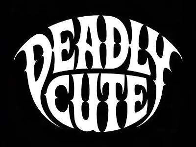 Deadly Cute cute deadly typography