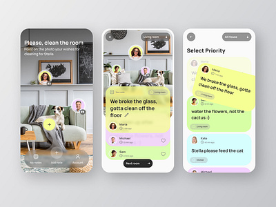 Cleaning Mobile App app branding cleaning design mobile ui