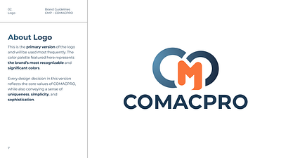 COMACPRO – Refined Logo & Branding Guideline design system