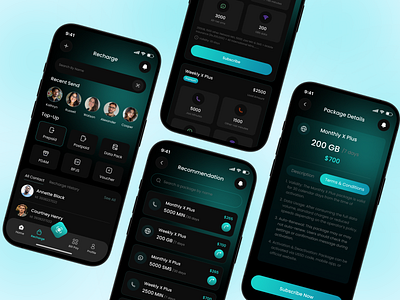 Bill Pay, Wallet & Telecom Super App andriod app app design app ui app ux bill pay app fintech app ios mobile money transfer app online banking app payment app product design recharge send money app telecom super app ui ux wallet app