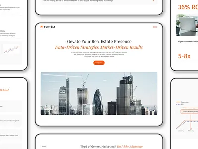 Website for Digital Marketing platform adaptive business growth clean design digital marketing landing page marketing navigation responsive strategy ui uiux ux web web design