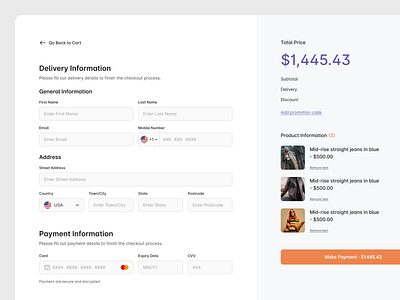 Checkout Page checkout checkout page design ecommerce latest payment method payment page product listing products shopping ui
