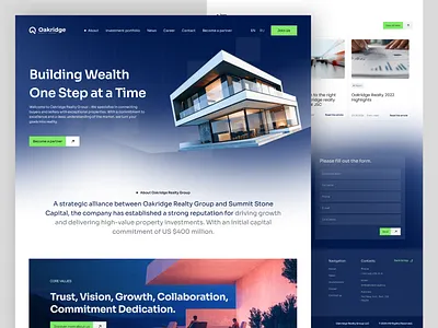 Real Estate website design company website corporate website financial website fintech website fintech website design investment website landing page​ luxury website modern web modern website real estate real estate landing page real estate website design​ real estate websites​ responsive design ui ui design ui ux website website design