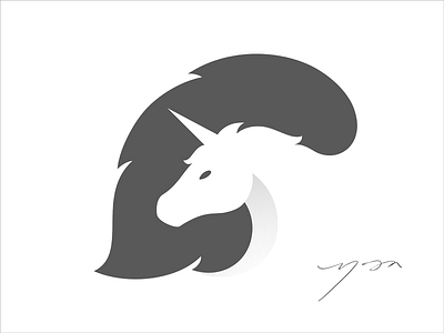 Unicorn Logo animal animal design brand identity brand logo car logo hair logo horse horse logo logo design logo designer race logo simple logo smart logo speed logo unicorn unicorn logo yp