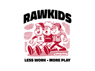 We Are Rawkids branding cartoon character character design design graphic design illustration logo mascot rawkids rawkids studio vector
