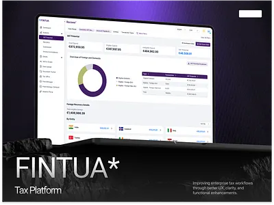 Smart Tax Calculator Design– Streamlined UX for Complex Workflow account management dashboard account management design admin dashboard banking bookkeeping business optimization calculator digital wealth finance interest calculator mortgage calculator tax tax calculation tax recovery design tax workflow ui ui ux design ux vat calculation