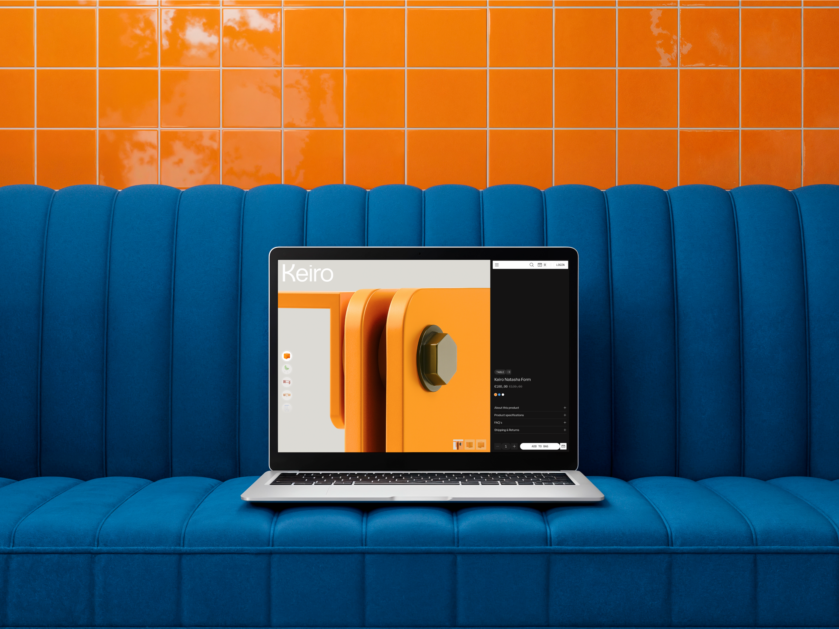 Keiro - E-commerce Website clean design e commerce ecommerce furniture minimal minimalist responsive design ui web design website