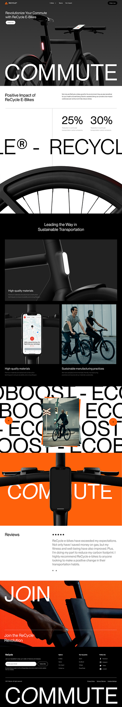 Modern E-Bike Website & Webflow Development Showcase 3d animation branding design devlopment graphic design logo motion graphics ui webflow webflow devlopment website website design website devlopment website standard website ui