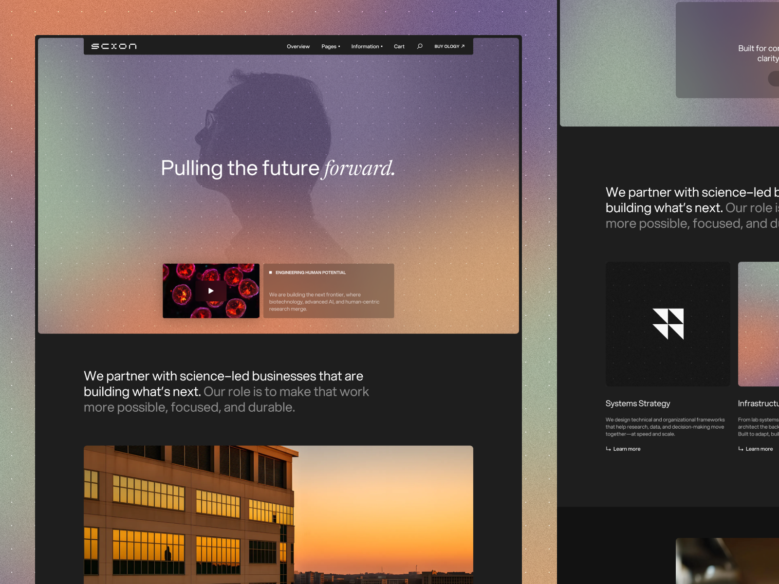 Scion - Template for Webflow, Framer and Figma biotechnology figma figma template framer template saas science technology template theme web design web template webflow webflow template