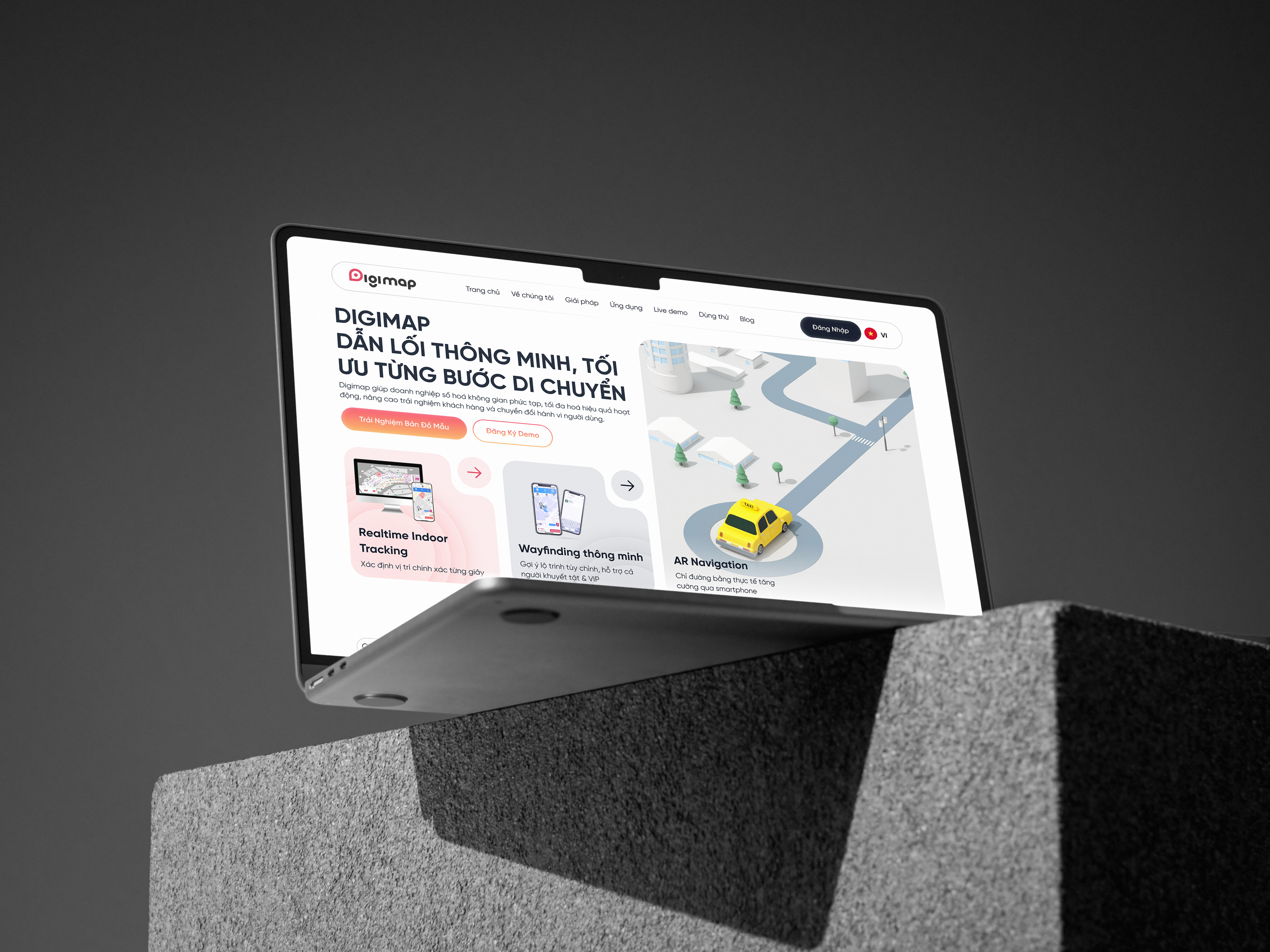 DIGIMAP - Indoor map solution - UX UI website design design ui ui design ui website design user experience design user interface design ux design website design