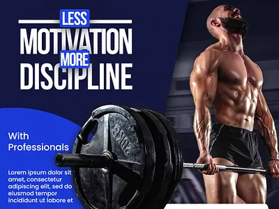 GYM Social Media Post Design - Fitness Marketing Graphics branding graphic design