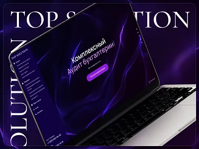 Top Solution accounting outsourcing design money site tilda ui website