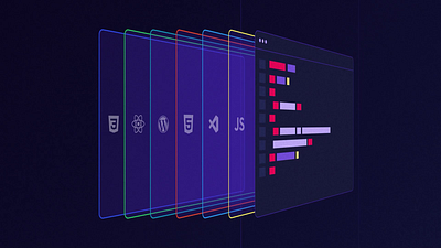 Brand animation - Code Boost 3d after effects animation branding code graphic design logo motion motion graphics ui