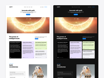 SaaS Landing Page - UI KIT ai ai landing page auto layout bento dark mode faq section features section fully responsive hero section landing page layout light mode pricing section responsive saas saas landing page ui ui kit ux web