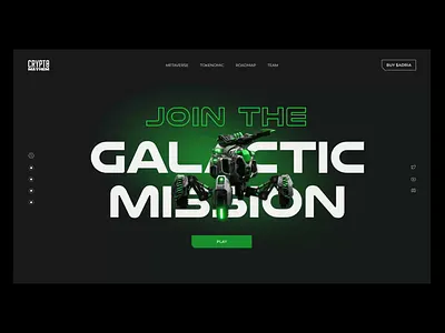 Crypto Mayhem – website animation 3d animation blockchain branding crypto game landing page metaverse motion graphics nft scroll animation ui ux web design