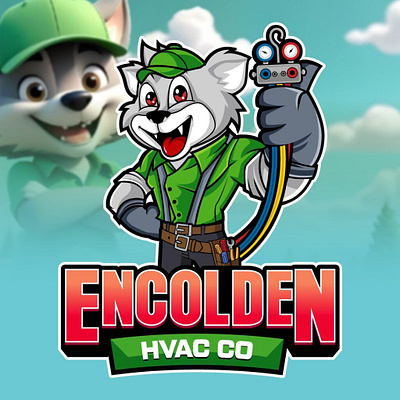 Cartoon Mascot Logo Design for ENCOLDEN HVAC CO | CartoonLogoX branding brandingsolutions businessbranding cartoonbusinesslogo cartoonlogodesign cartoonlogodesigner characterlogodesign contractorbranding creativebranding creativemascotlogo customlogodesign custommascotlogo dribbbleshowcase graphic design logo logodesignportfolio mascotlogodesign texaslogodesign uniquelogodesign visualidentitydesign