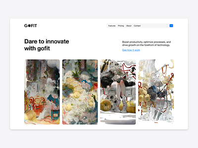 Hero Section - SaaS Landing Page ai ai features ai landing page ai section auto layout bento branding design header hero hero section illustration landing page layout navigation responsive saas ui ui kit ux