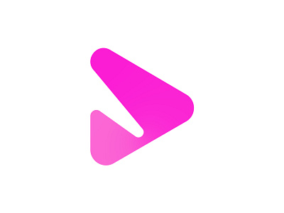 Minimal Gradient Play Icon Logo/ Abstract Tech & Media Logo abstract logo app icon arrow logo branding design digital branding forward logo future logo gradient logo logo media logo minimalist logo modern logo play logo startup logo streaming logo tech logo video logo