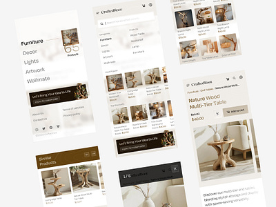 CraftedRoot - Mobile Responsive mobile graphics mobile landing page mobile layout mobile menu mobile responsive mobile search