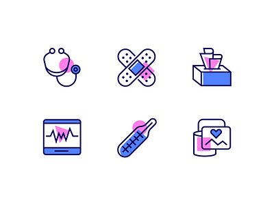 Healthcare and medicine icons clinic collection design health healthcare icon line medicine set style vector