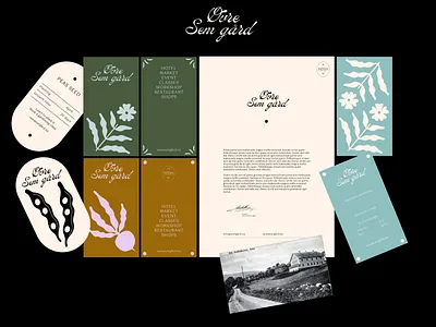 Branding for hotel & farm in Norway branding design graphic design illustration logo typography vector
