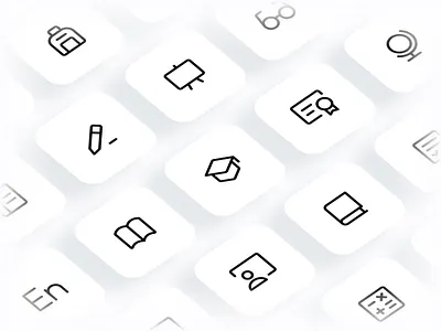 Myicons✨ — Education, Learning vector line icons design system figma figma icons icon design icon pack icons icons design icons library icons pack interface icons line icons sketch icons ui icons uidesign uk kit web design web designer