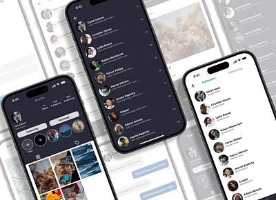 Instagram Inspired Social Media Redesign appconcept appdesign cleanui designinfigma dribbble dribbledesign figma mobileapp mobileui modernui redesign socialapp socialmedia ui uiuxdesign