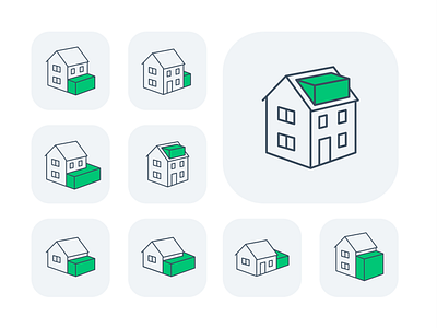 Isometric Icon set custome icon home icon icon collection icon set isometric icon line icon