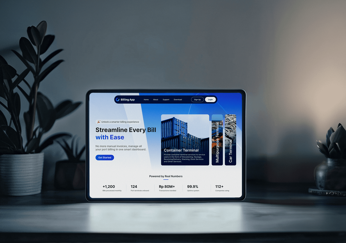 Billing App Hero Section Image 1