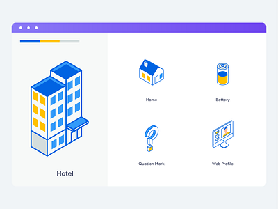 Isometric Icon Colection home icon hotel icon icon icon set isometric isometric icon