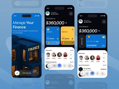 Finance mobile application ui design application banking blockchain clean ui crypto app cryptocurrency design digital wallet exchange finance finance ui fintech mobile app mobile ui modern ui payments ui ui designer ux wallet ui
