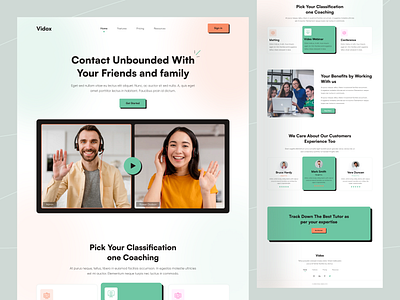 Online Meeting Saas Landing Page Concept app design conference event friends landingpage meeting meetingroom meetings ui uidesign uiux videocall videoconference virtualmeeting virtualmeetings webdesign webuiuxdesign