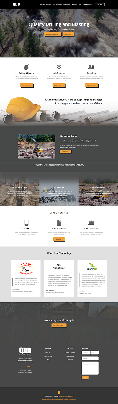 Contruction Company Website contructioncompanysite modernlayout webdesign wordpress
