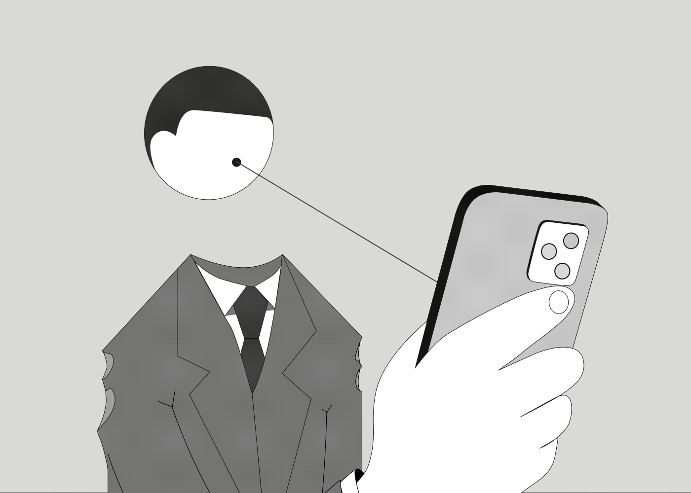 Head animation head motion graphics ping pong smartphone