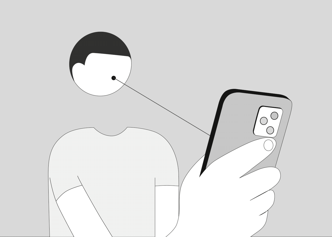 Head 2 animation head motion graphics ping pong smartphone