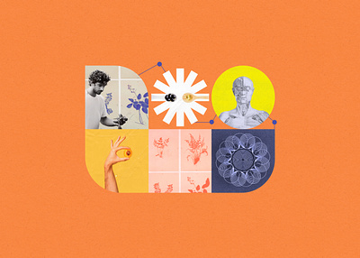 Decoding a Healthy Diet for Ethic & Dia balanced food collage collage art design dia editorial editorial design ethic healthy food illustration lifestyle magazine mental health old photoshop poster