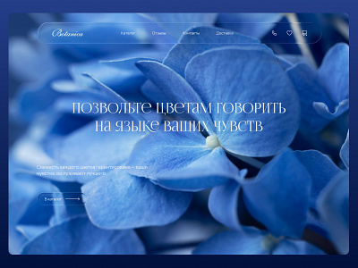 Concept Botanica concept design uxui web