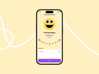 Habit - Mood Variation Page 🌱 app design branding clean design design agency habit app logo minimal mobile app design mood variation ui ui ux designer ux ux design