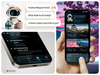 AI Trip Bot – Your Smart Travel Planner aiinnovation aijourney aitourguide aitripbot app budgettrip design futureoftravel logo nextgentravel personalizedtrip smarttourism smarttravel travelappdesign travelmadeeasy travelplanner travelwithai ui ux uxuidesign